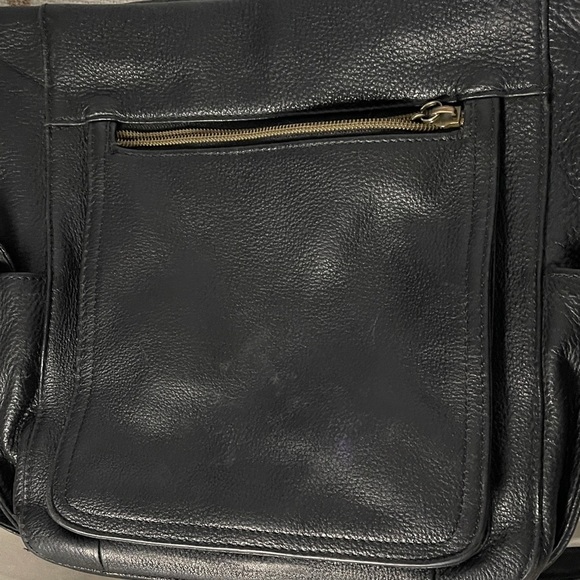 Fossil Black Leather Shoulder Bag Fossil Leather - Picture 4 of 10